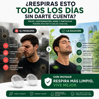 Filtros nasales - INVISAIR™